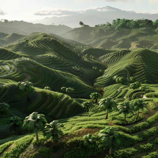 在农村可以用这些多肉绿色植物来打造农村的生态农业观光旅游