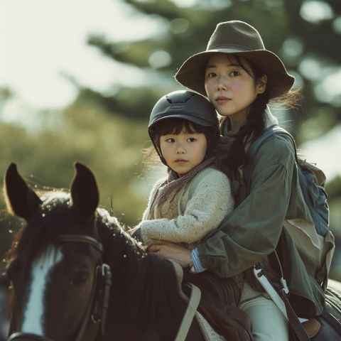 吉林的一对母女前往内蒙古旅游,在一个部落停车时，小女孩突然感到非常需要上厕所