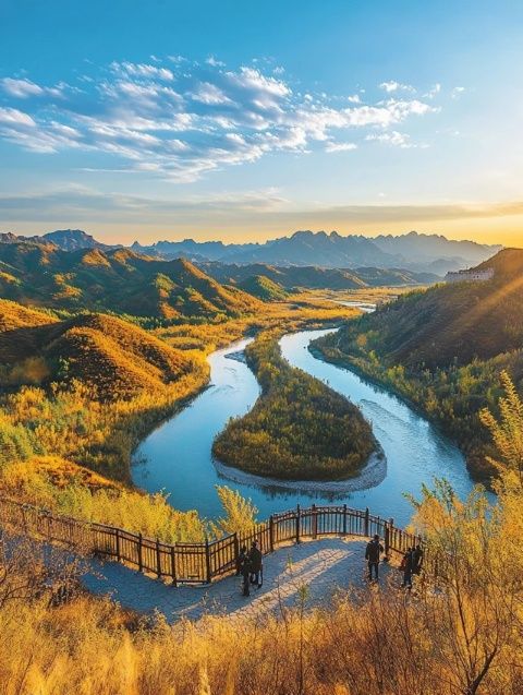 穿越历史与自然：府河沿岸的美妙旅程——从源头到入海口的探索