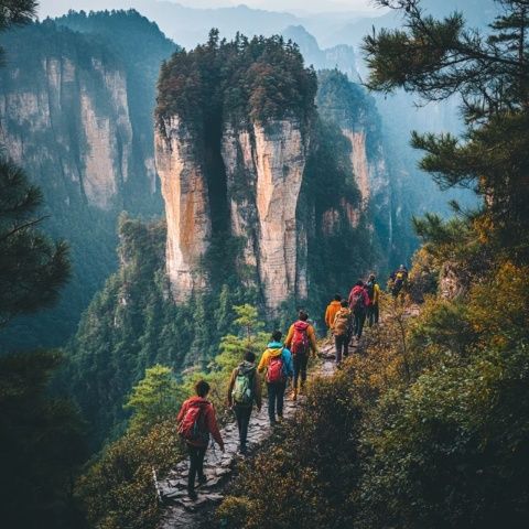 张家界奇景引韩风涌动，旅游热潮席卷而来！