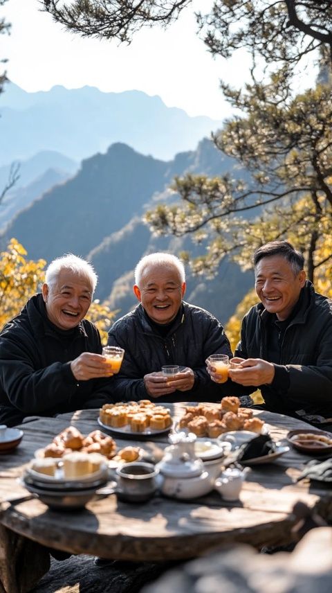 尼格买提携父母出游，温馨满溢,老人精神抖擞，尽显知识分子家庭的修养