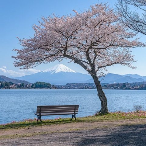 香川县的小岛之美--海中道海滨公园赏樱行程