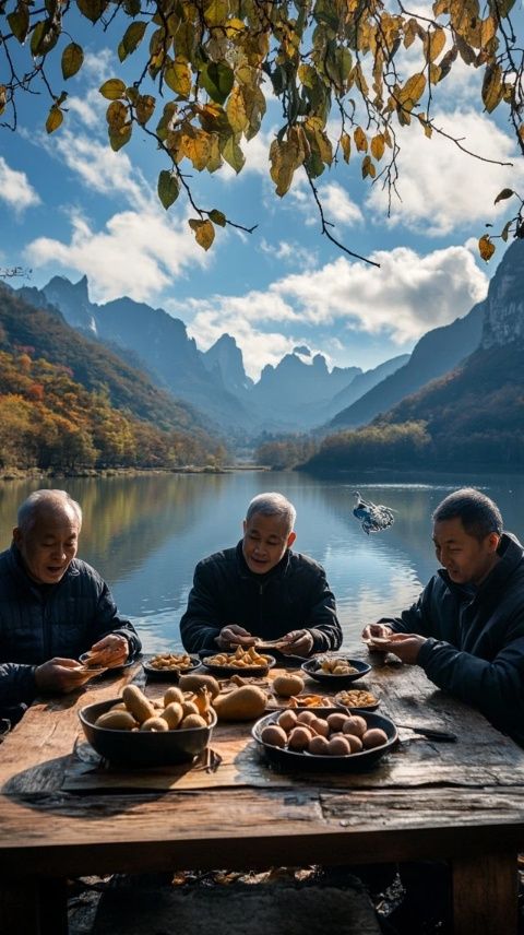 国庆游玩，微山湖游击队故乡采鸡豆