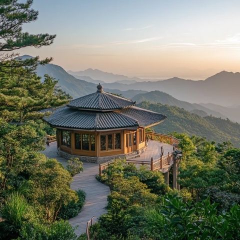 路过山西永济，发现这里赫然是人文和自然景观密集交织的旅游胜地,自然风光有五老峰、