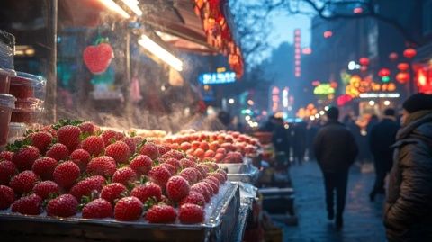 湖北小县城的夜市繁荣与地方特色美食让人印象深刻，来凤县的旅行记