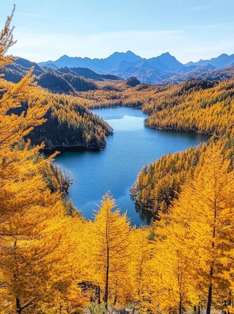 五莲县旅游必去景点：松月湖、大青山秋色赏鉴