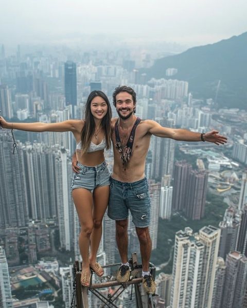 香港旅行必去太平山顶，复古缆车出游超赞拍照地点