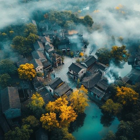 九宫山适合避暑纳凉，云中湖景区有点像庐山上的牯岭镇，周边有很多上世纪七、八十年代