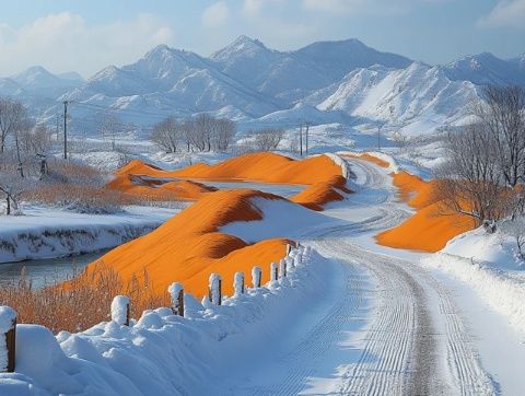 千佛山冬季雪景赏玩攻略绵阳户外旅游推荐