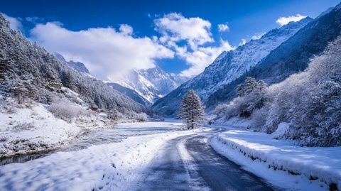 探秘第六次川西之旅：石河公园自然风光与冬季自驾攻略