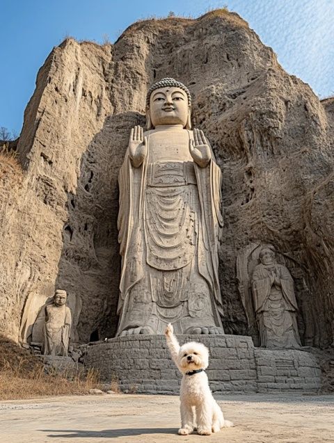 游山玩水，龙年春节第一游，游览山东莒南天佛山名胜风景区，有缘见到天然卧佛