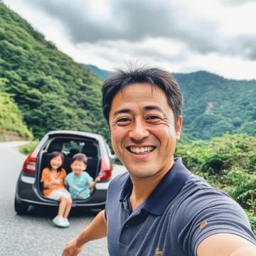 国庆期间我们一家三口自驾游,花了一万,事后修车又花了900多